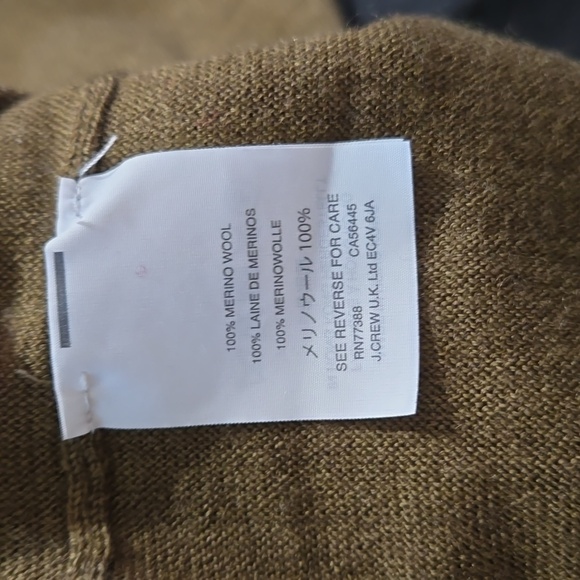 J Crew Merino Wool Argyle Sweater - Picture 3 of 3